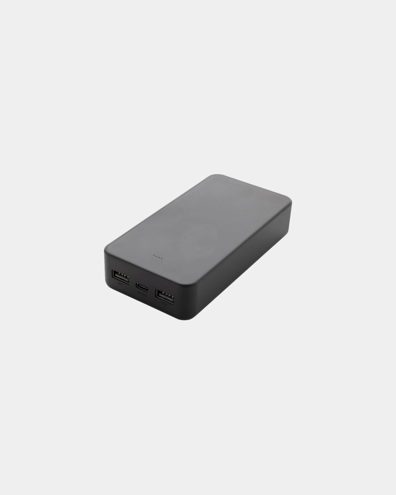 Powerbank 20.000 mAh ABS recyclé à personnaliser - Noir