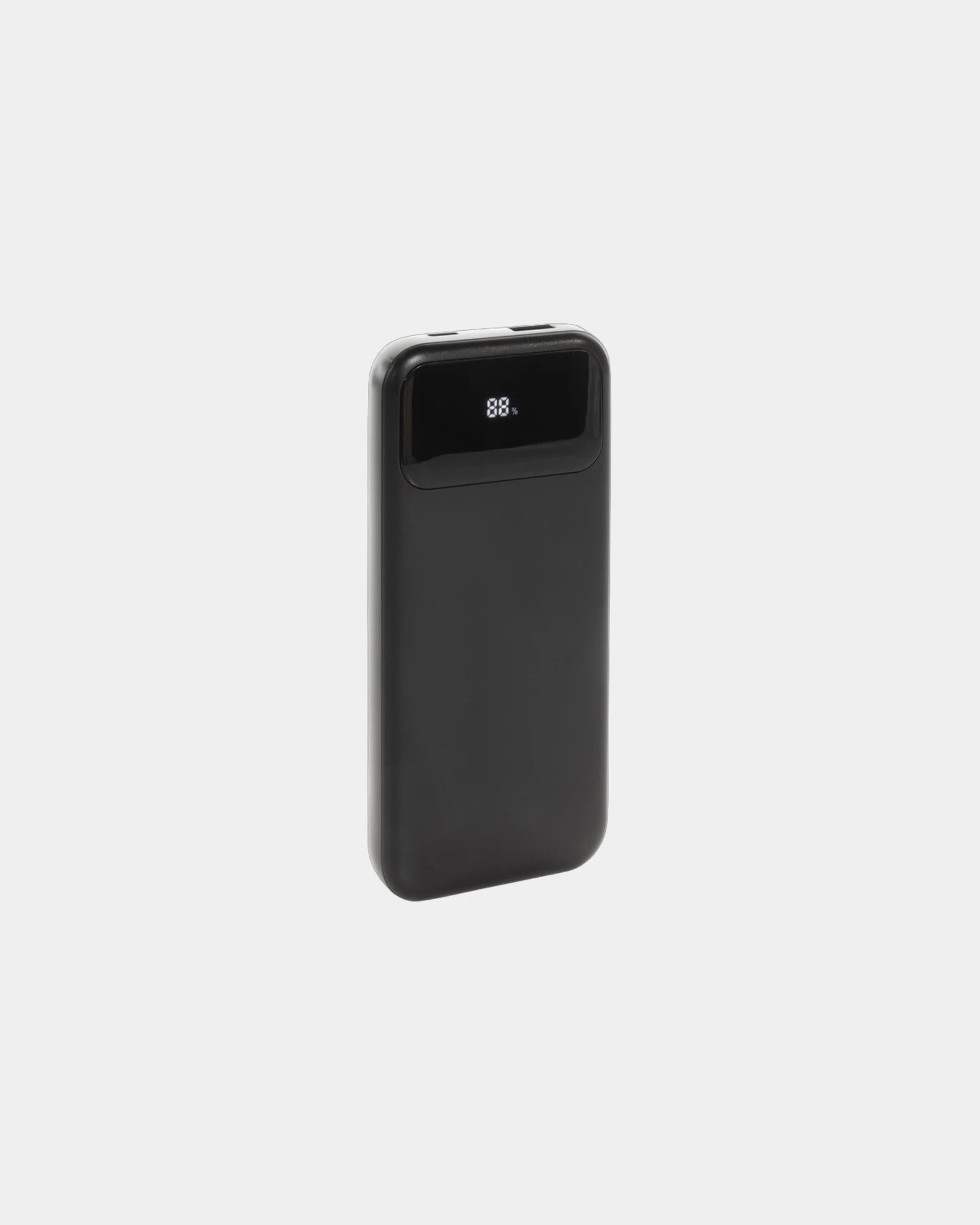 Powerbank 10.000mAh en plastique recyclé à personnaliser - Noir