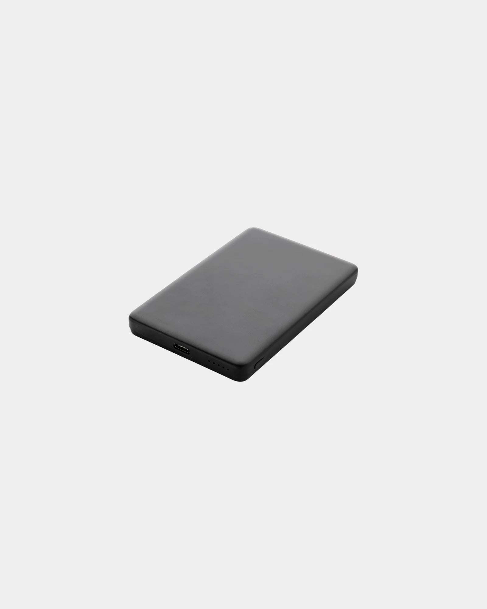Powerbank aluminium recyclé 5000mAh à personnaliser - Noir
