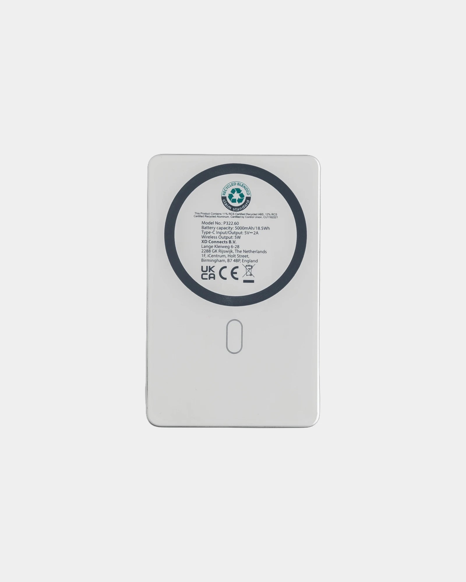 Powerbank aluminium recyclé 5000mAh à personnaliser - 12