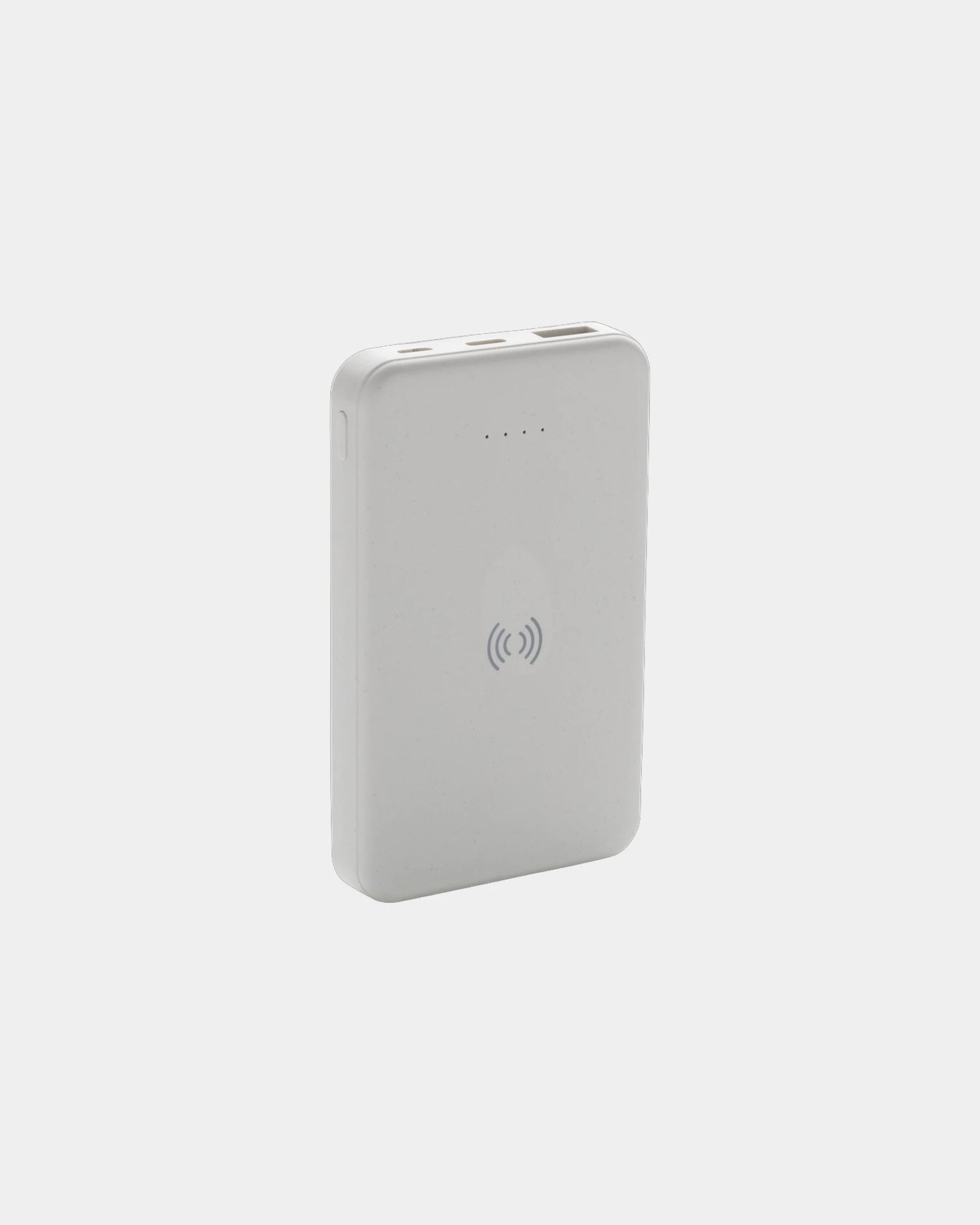 Powerbank 5000mAh recyclé à personnaliser - Blanc