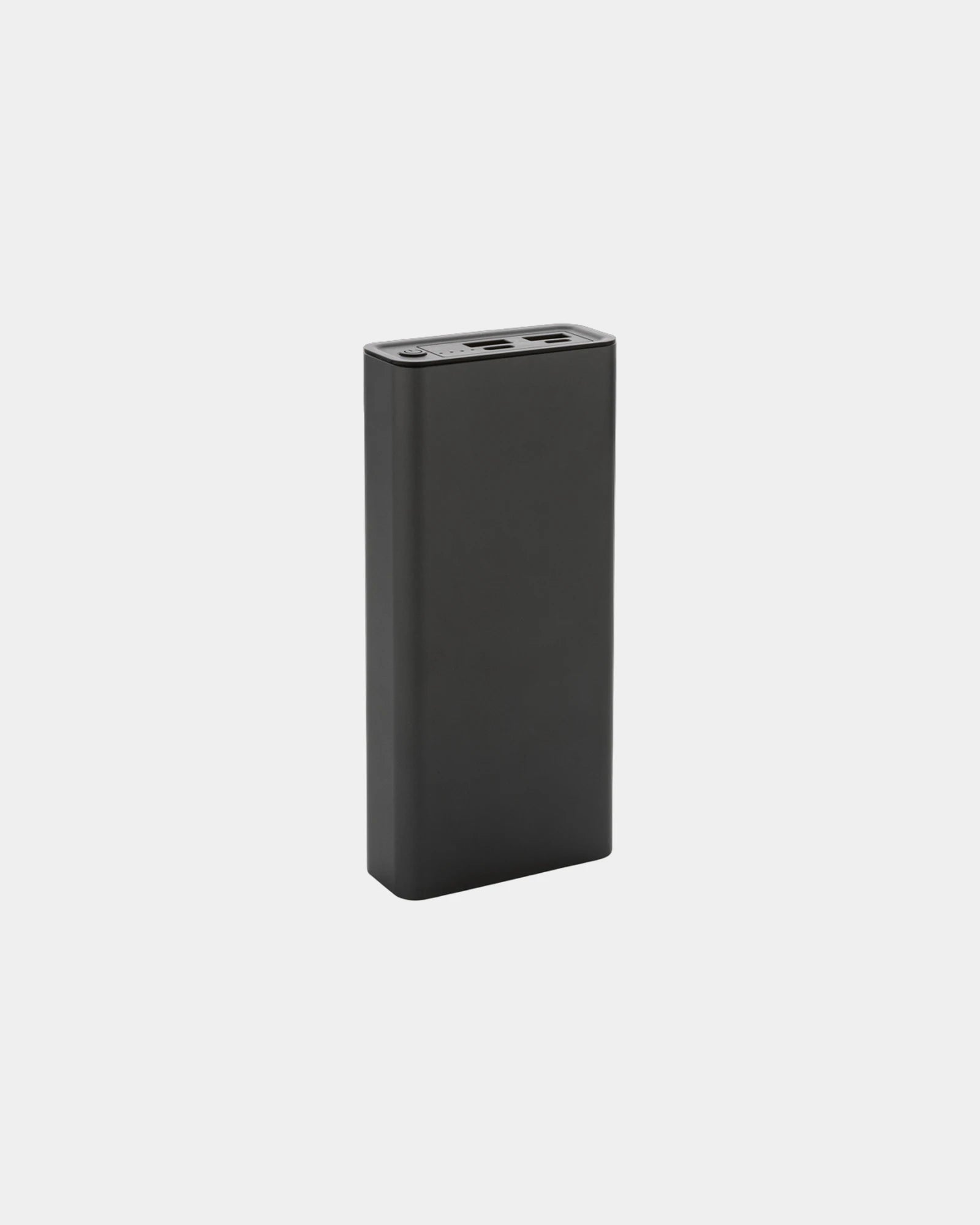 Powerbank aluminium recyclé 20.000 mAh à personnaliser - Gris