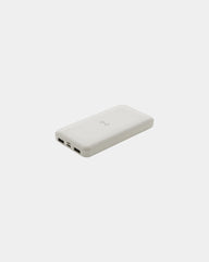 Powerbank 8000 mAh en plastique recyclé à personnaliser - Blanc