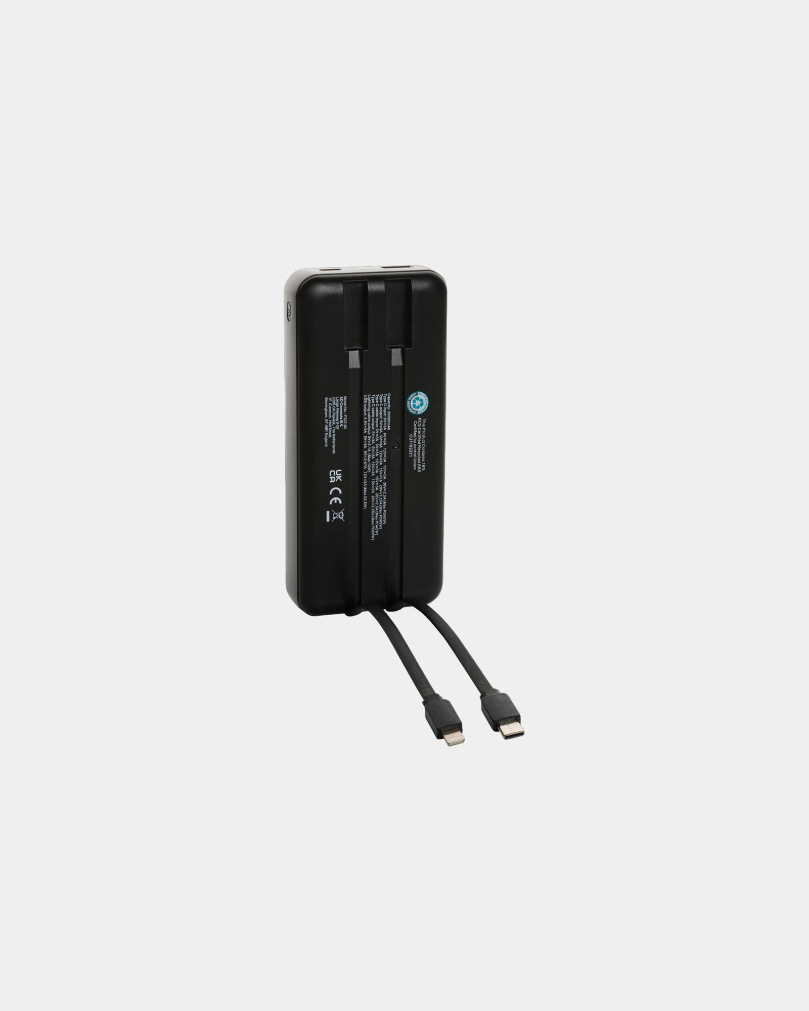 Powerbank 20.000 mAh ABS recyclé à personnaliser - 2