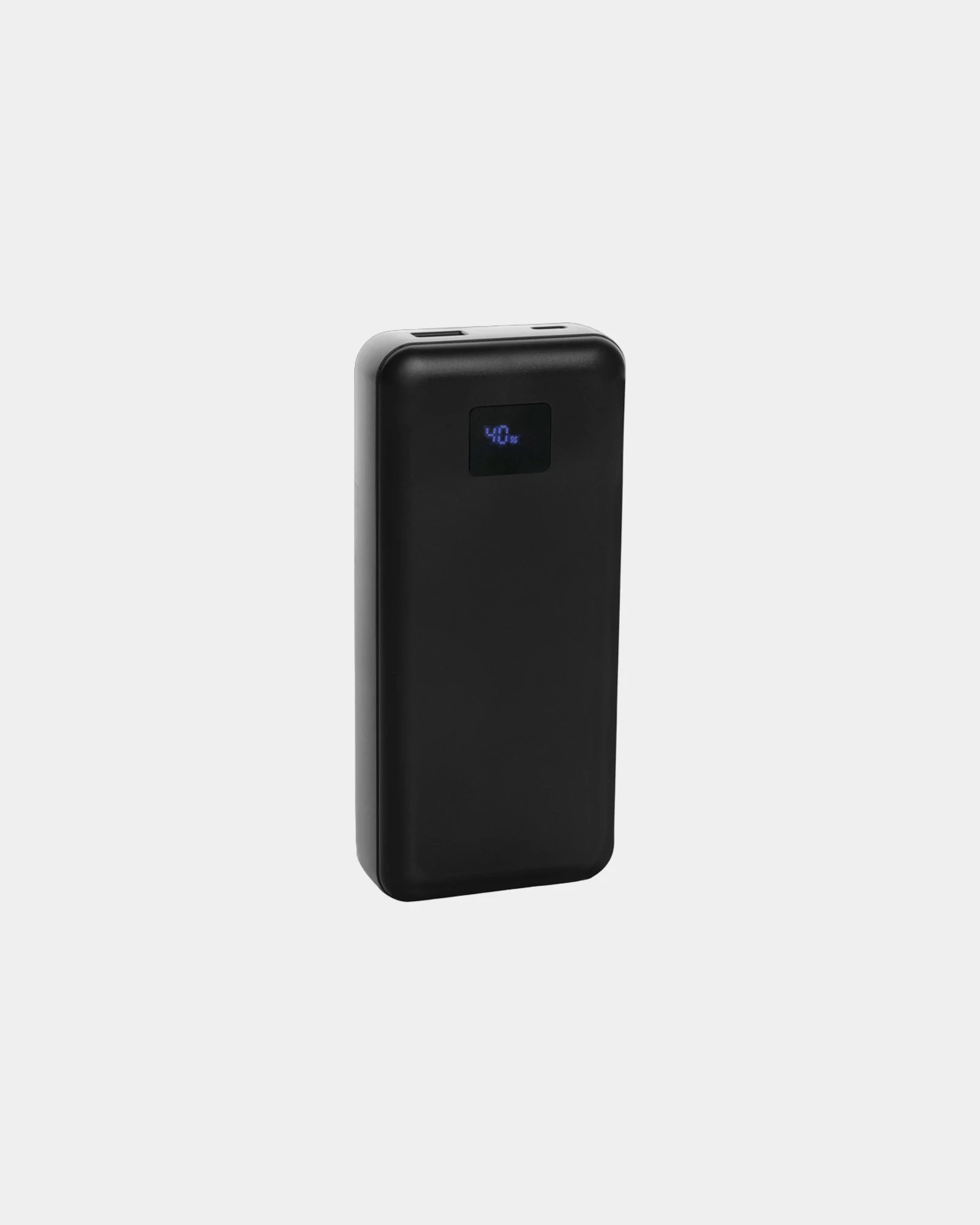 Powerbank 20.000 mAh ABS recyclé à personnaliser - Noir