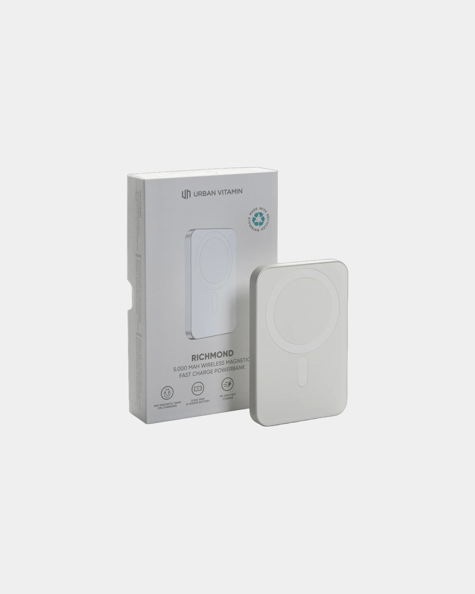 Powerbank 5000mAh aluminium recyclé Urban Vitamin à personnaliser - 12