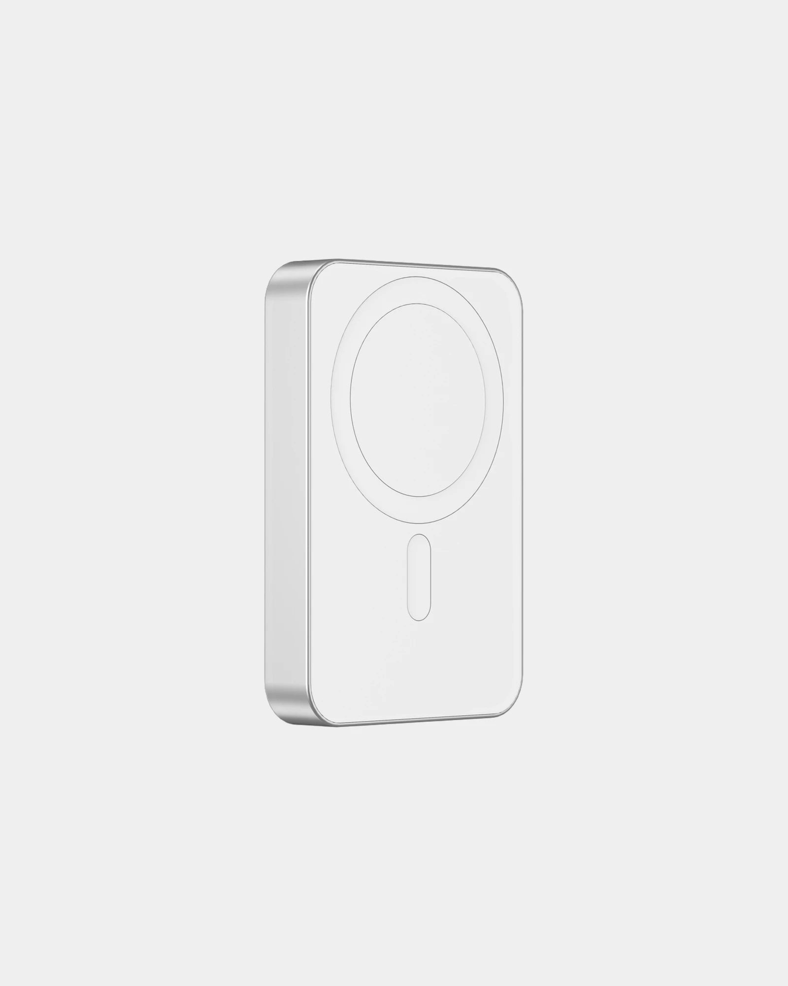 Powerbank aluminium recyclé Urban Vitamin Compton à personnaliser - Argent