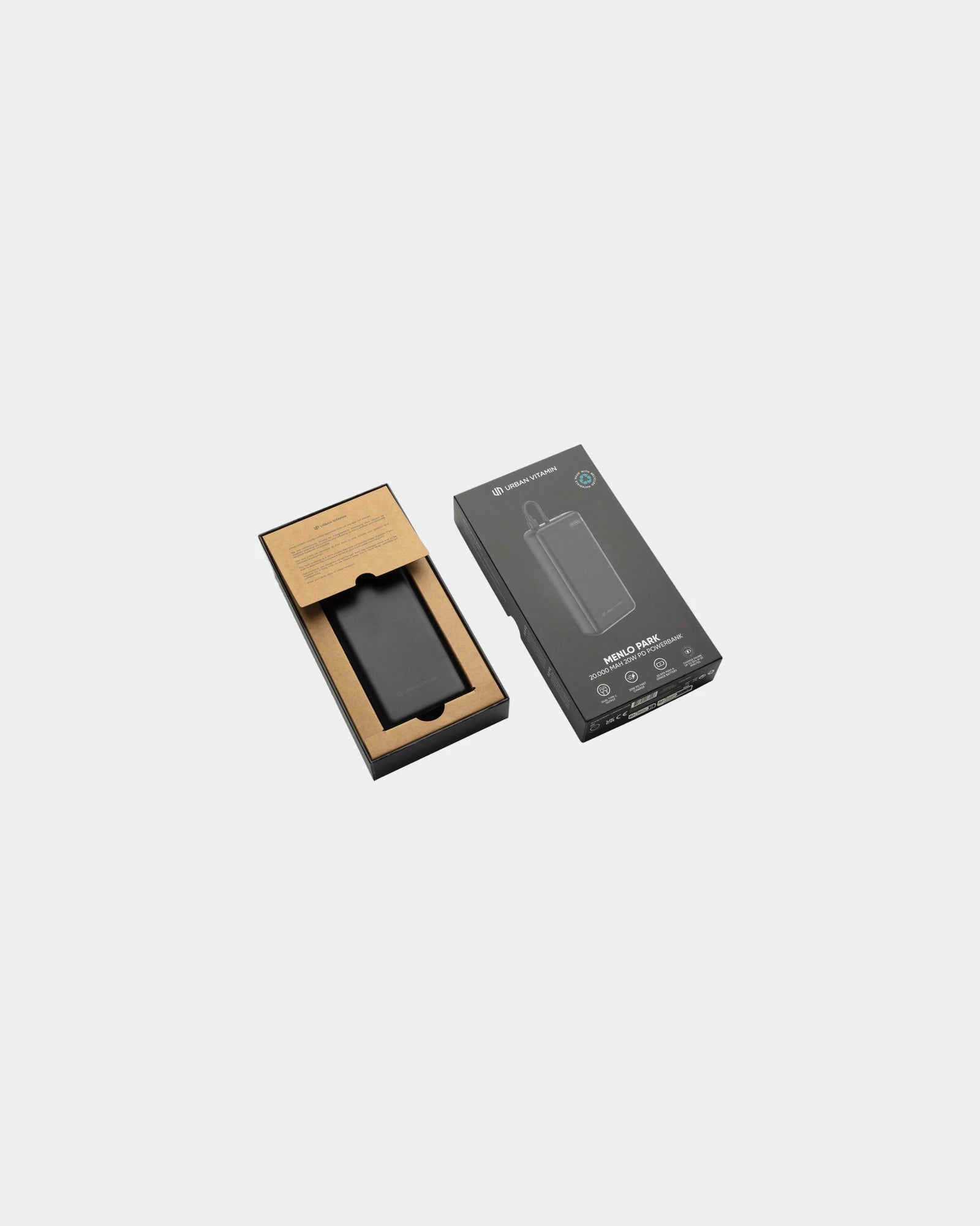 Powerbank 20.000 mAh ABS recyclé Urban Vitamin Menlo Park à personnaliser - 2