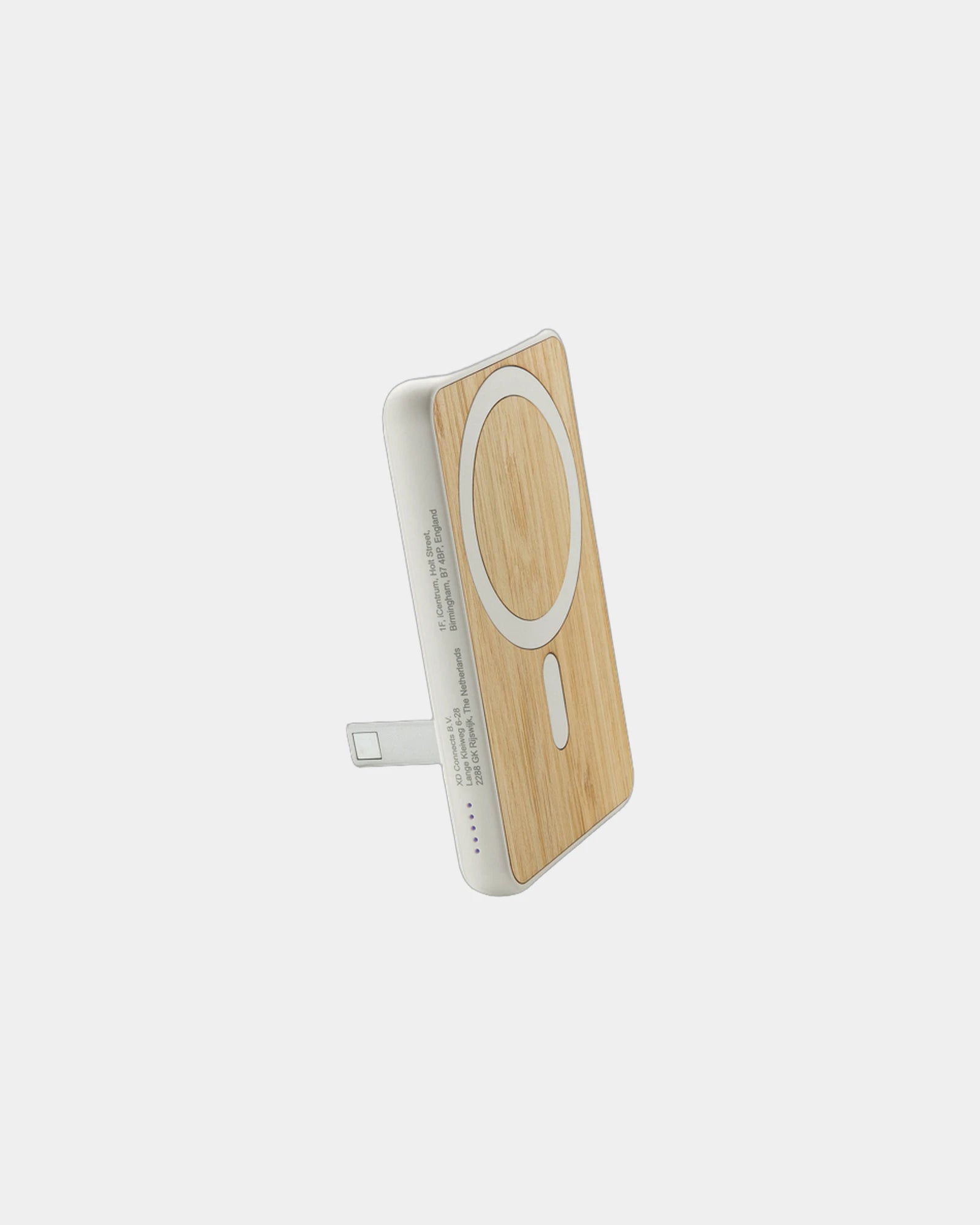 Powerbank 5000mAh bambou et ABS recyclé à personnaliser - 9