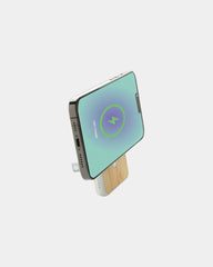 Powerbank 5000mAh bambou et ABS recyclé à personnaliser - 11