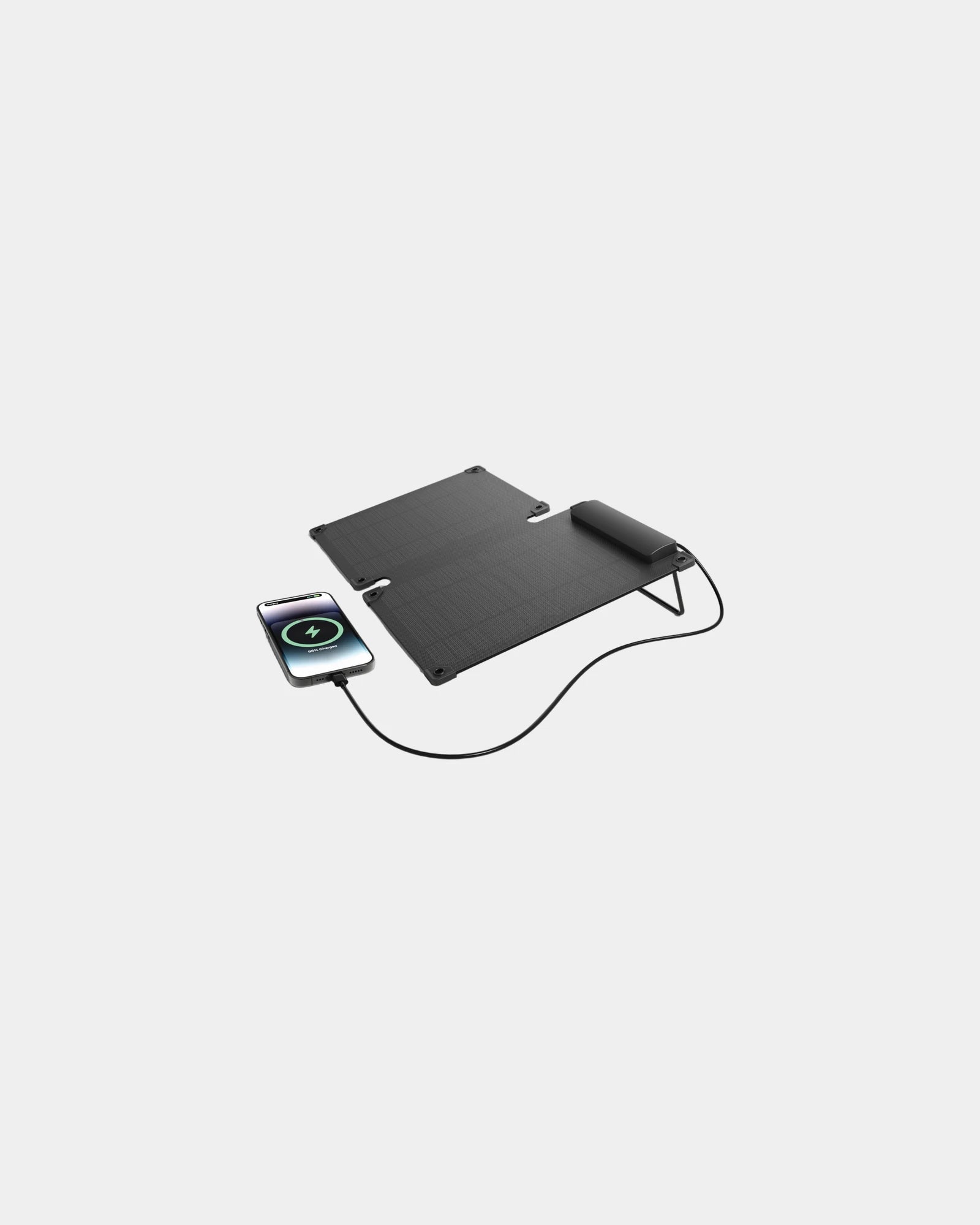 Panneau solaire recyclé 10W à personnaliser - Noir