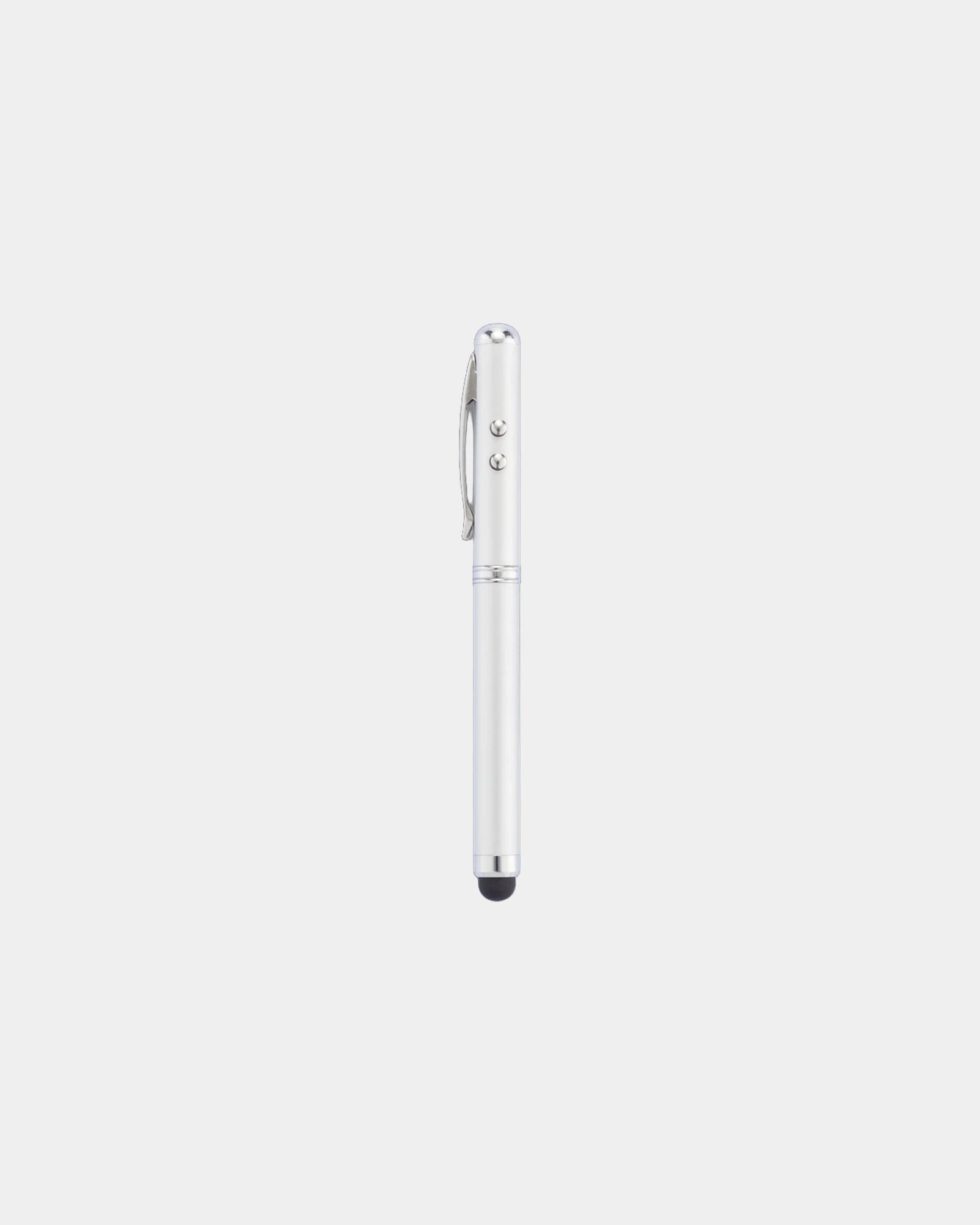 Stylo inox 4 en 1 à personnaliser - Argent