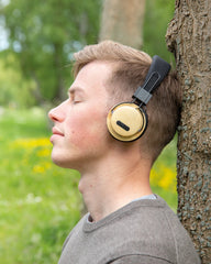 Casque audio en bambou à personnaliser - 8