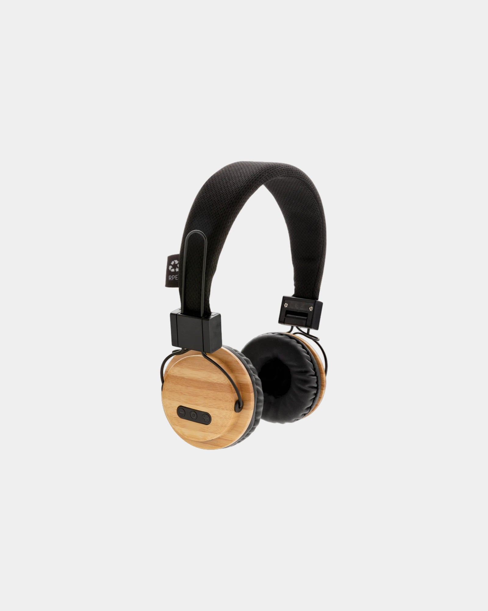 Casque audio en bambou à personnaliser - Marron