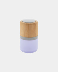 Enceinte 3W en bambou avec lumière d'ambiance - 4