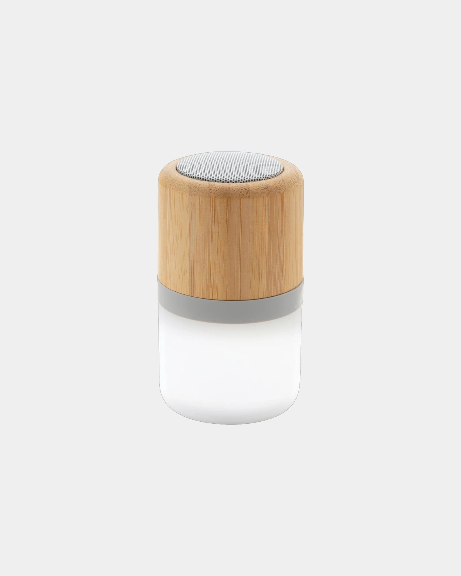 Enceinte 3W en bambou avec lumière d'ambiance - 2