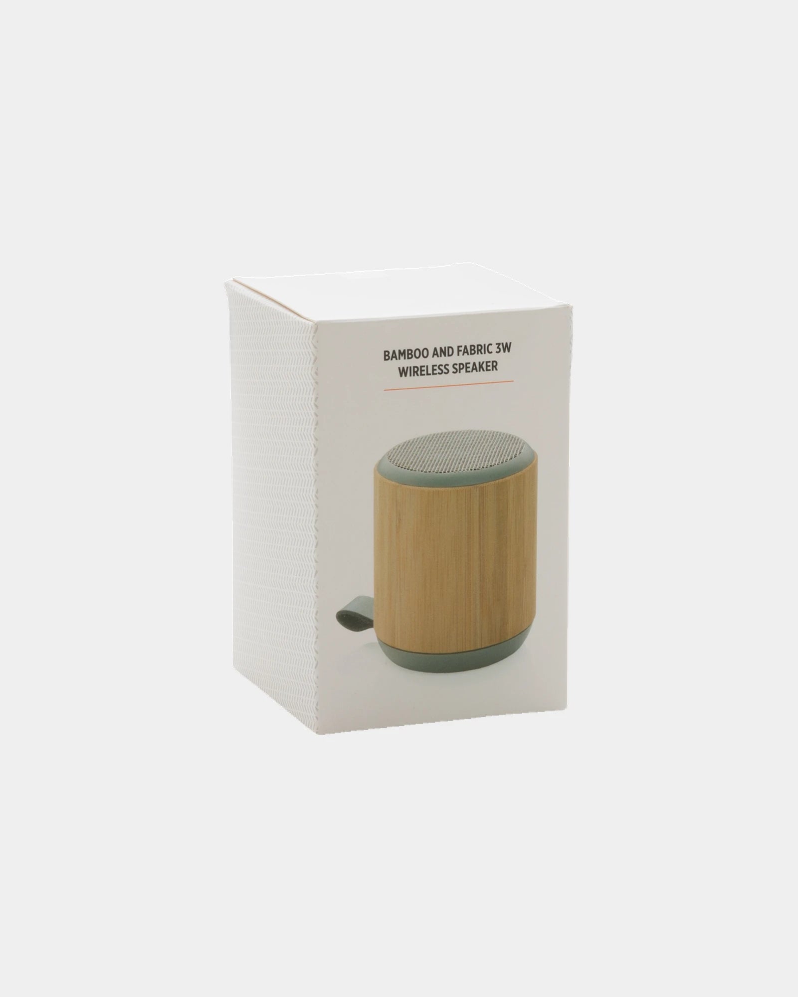 Enceinte sans fil 3W en bambou à personnaliser
