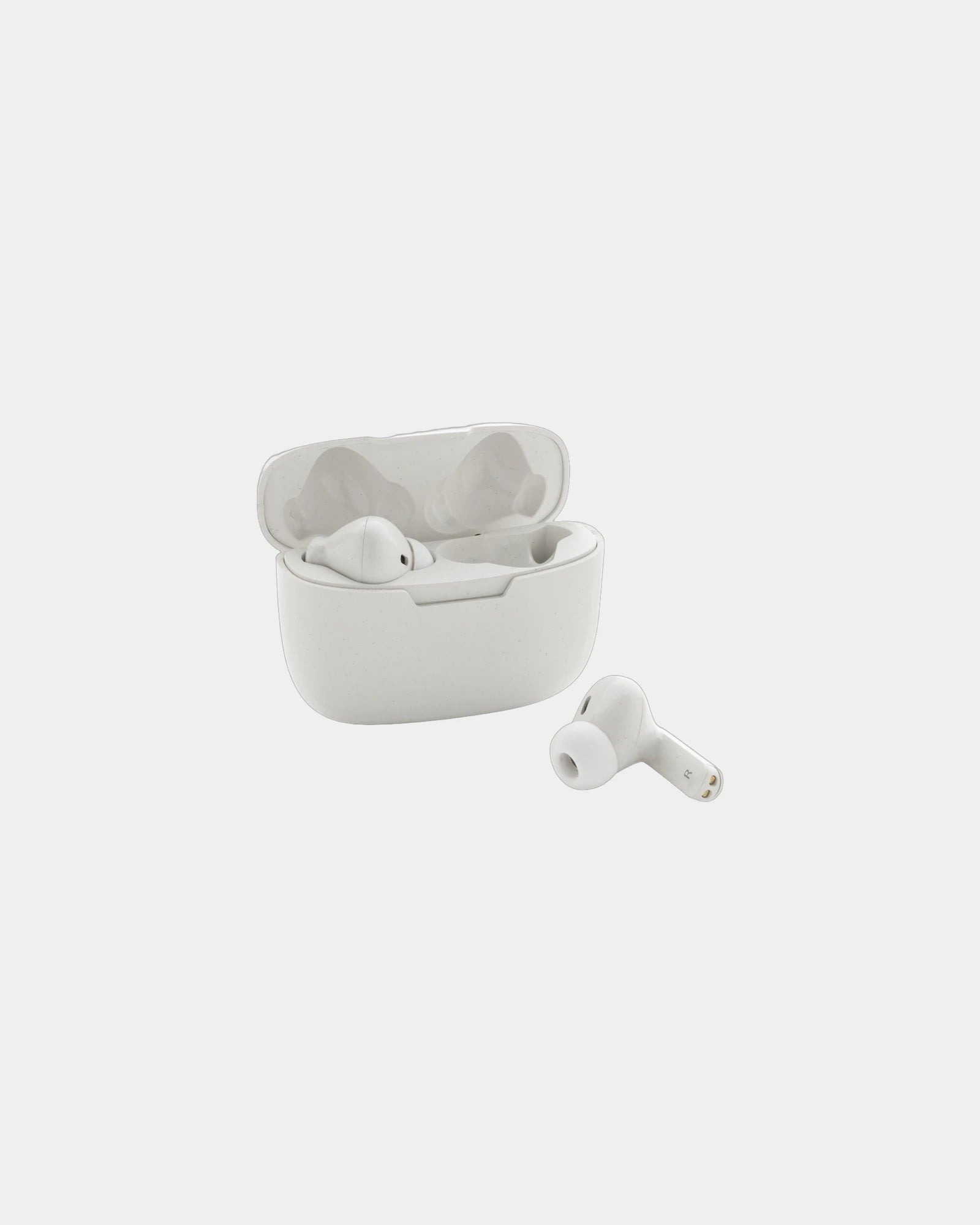 Écouteurs sans fil ABS recyclé à personnaliser - Blanc
