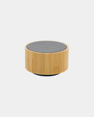 Enceinte 3W en bambou et ABS à personnaliser - Noir
