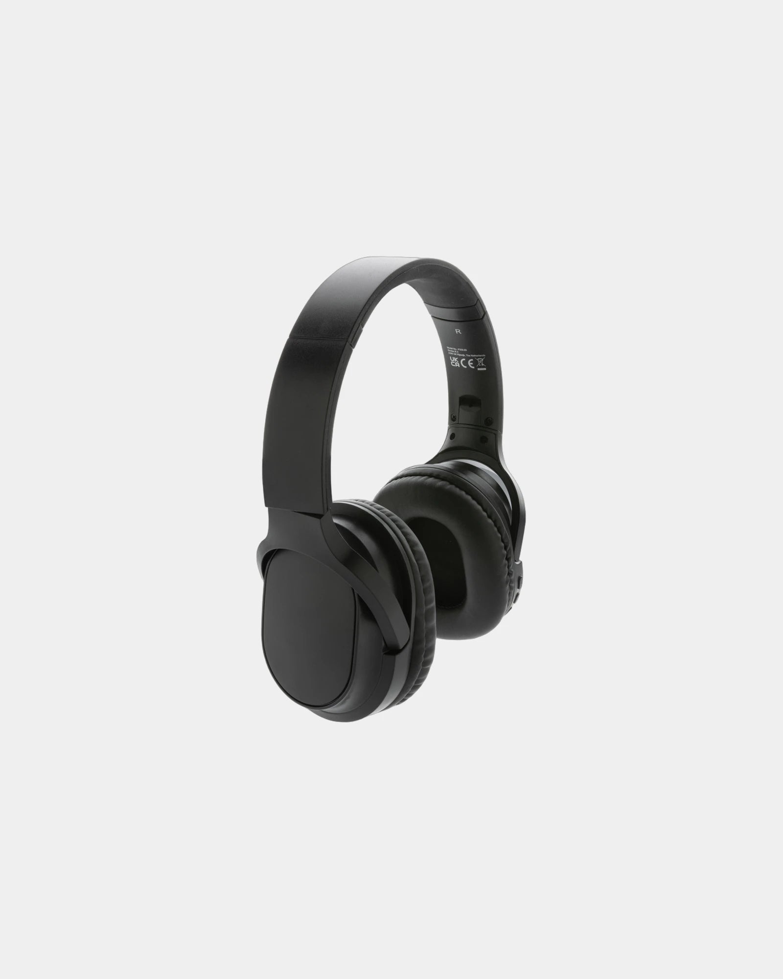 Casque audio en plastique recyclé RCS Elite à personnaliser - Noir