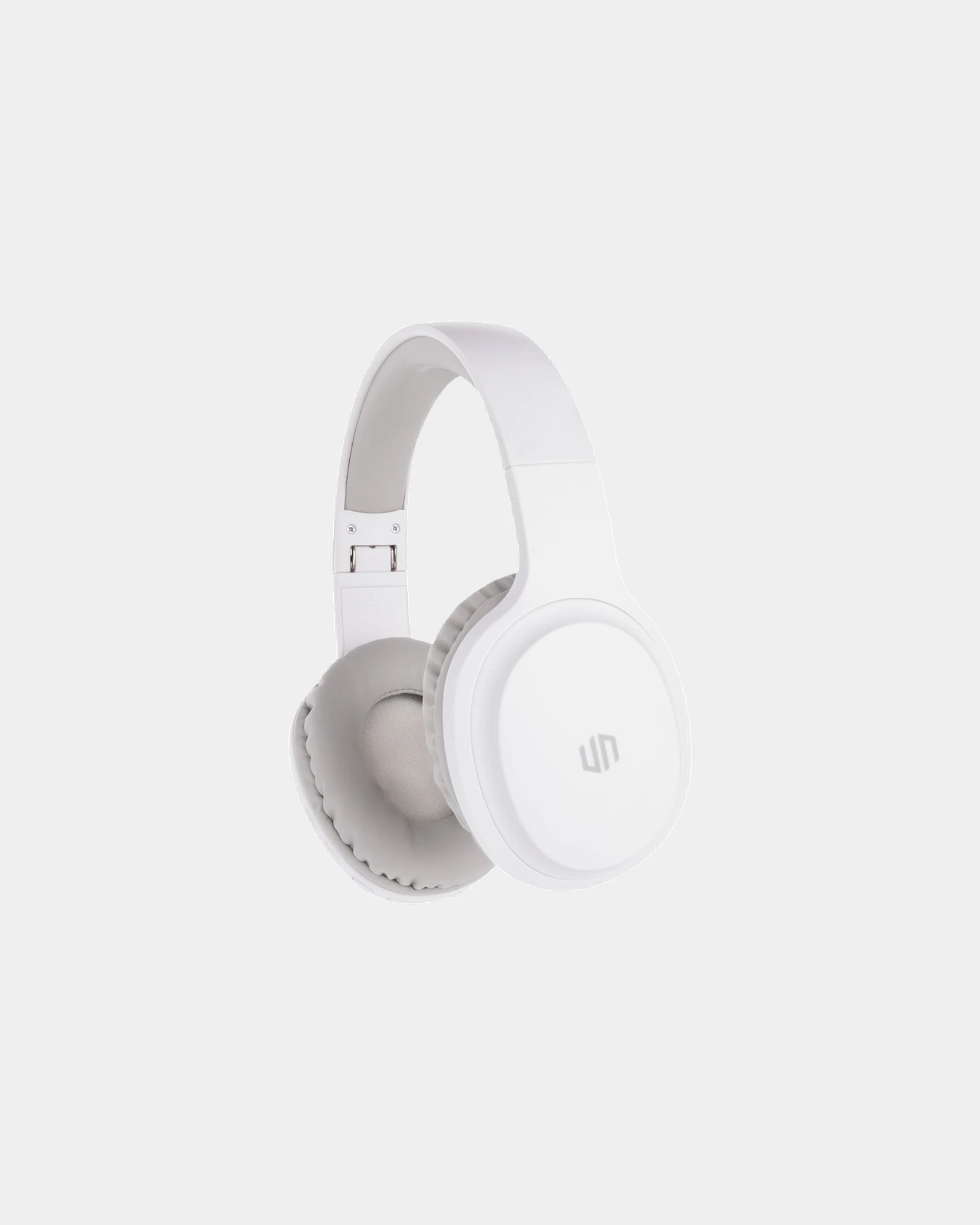 Casque audio pliable Urban Vitamin Belmont à personnaliser - Blanc
