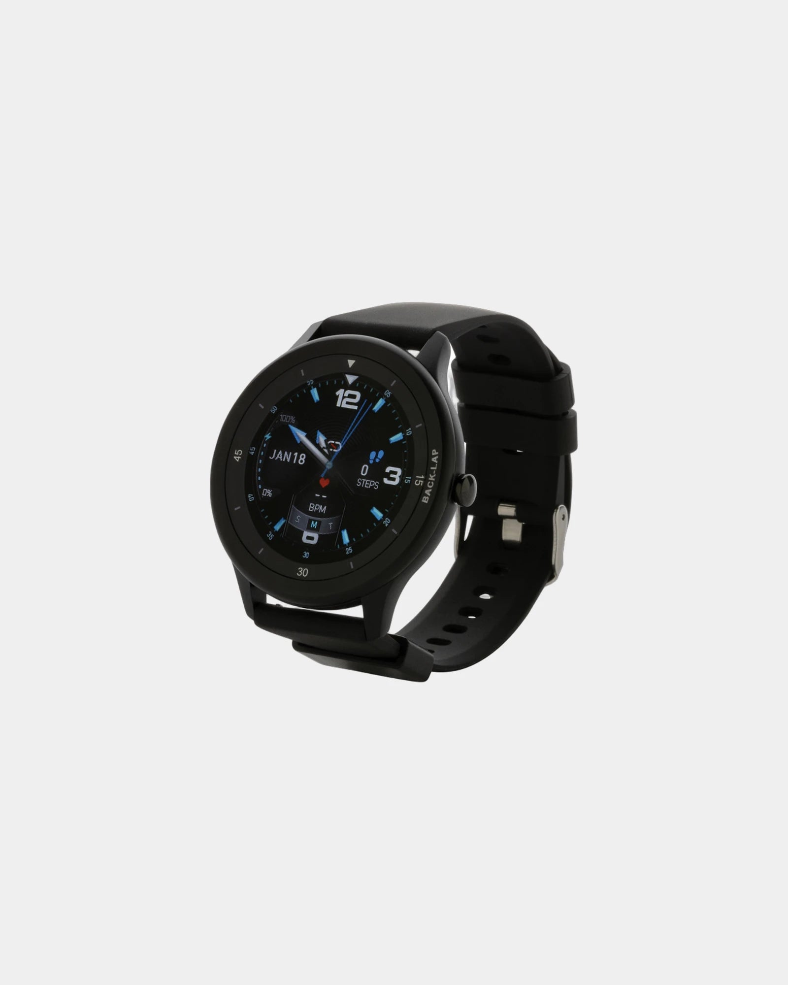 Montre connectée TPU recyclé à personnaliser - Noir