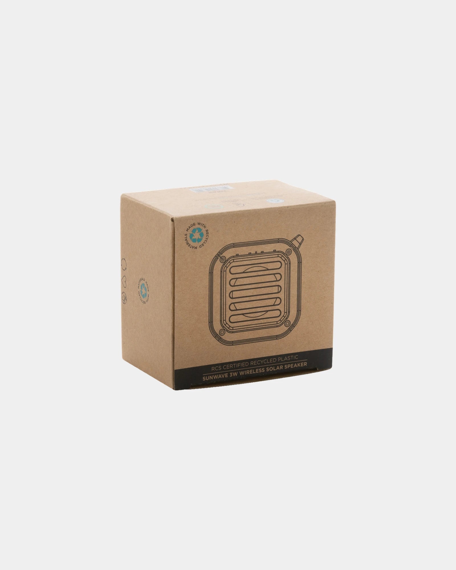 Enceinte solaire 3W ABS recyclé à personnaliser
