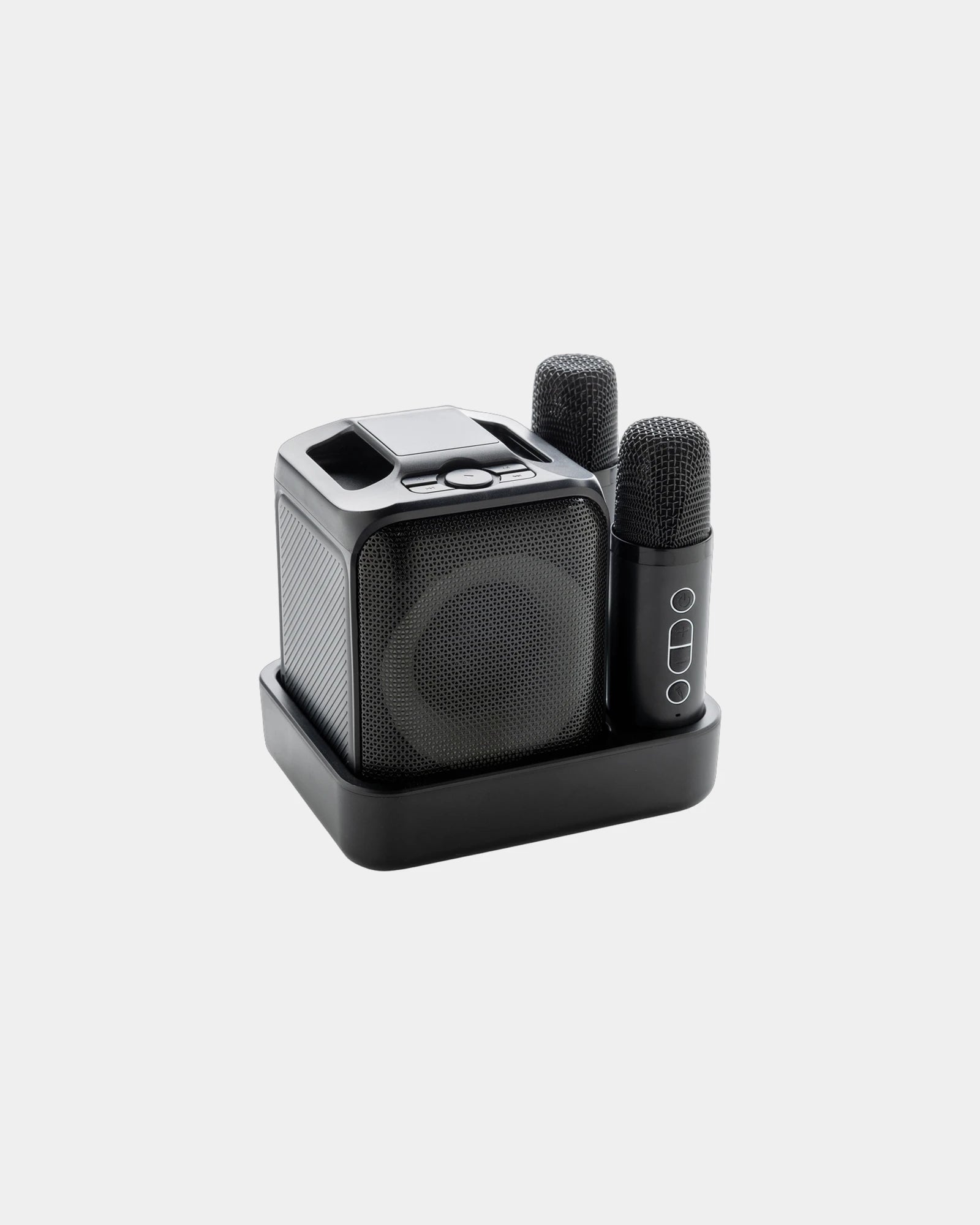 Set karaoké ABS recyclé RCS SingVIBE à personnaliser - Noir