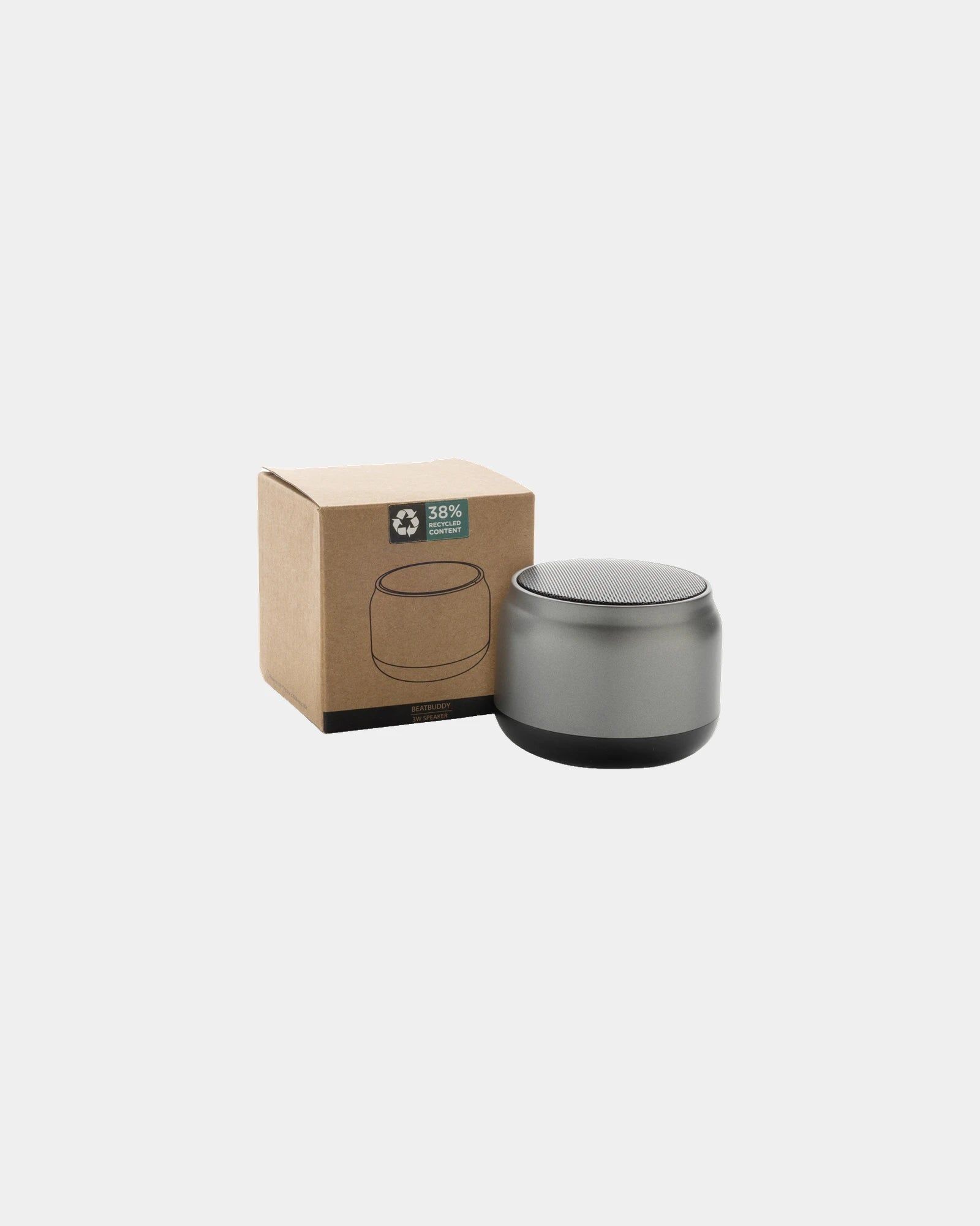 Enceinte haut-parleur ABS recyclé BeatBuddy à personnaliser