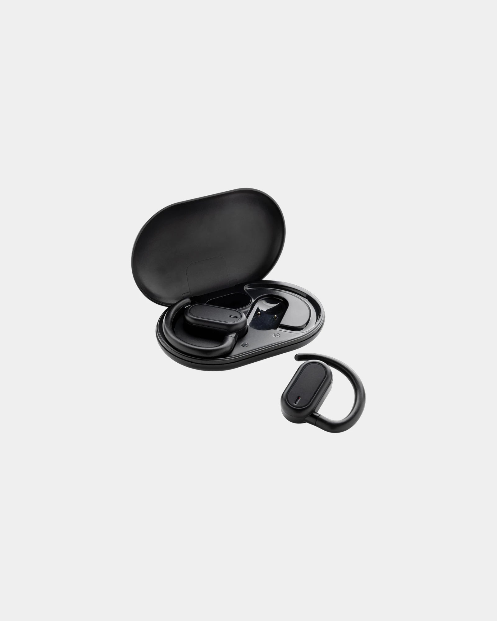 Écouteurs sans fil ABS recyclé RCS Fitsound à personnaliser - Noir