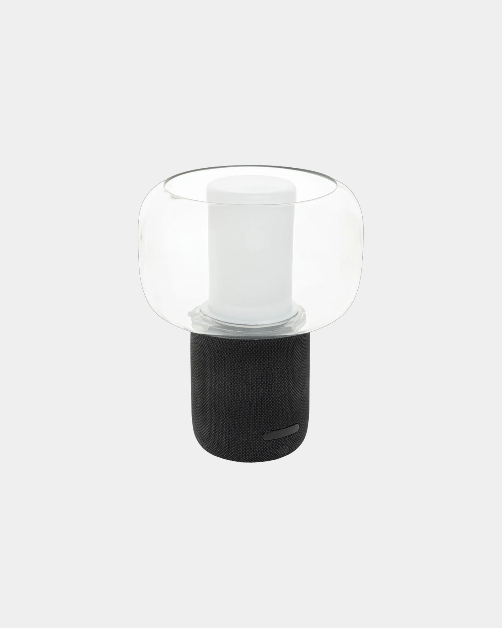 Lampe haut-parleur 10W en plastique recyclé à personnaliser - Noir