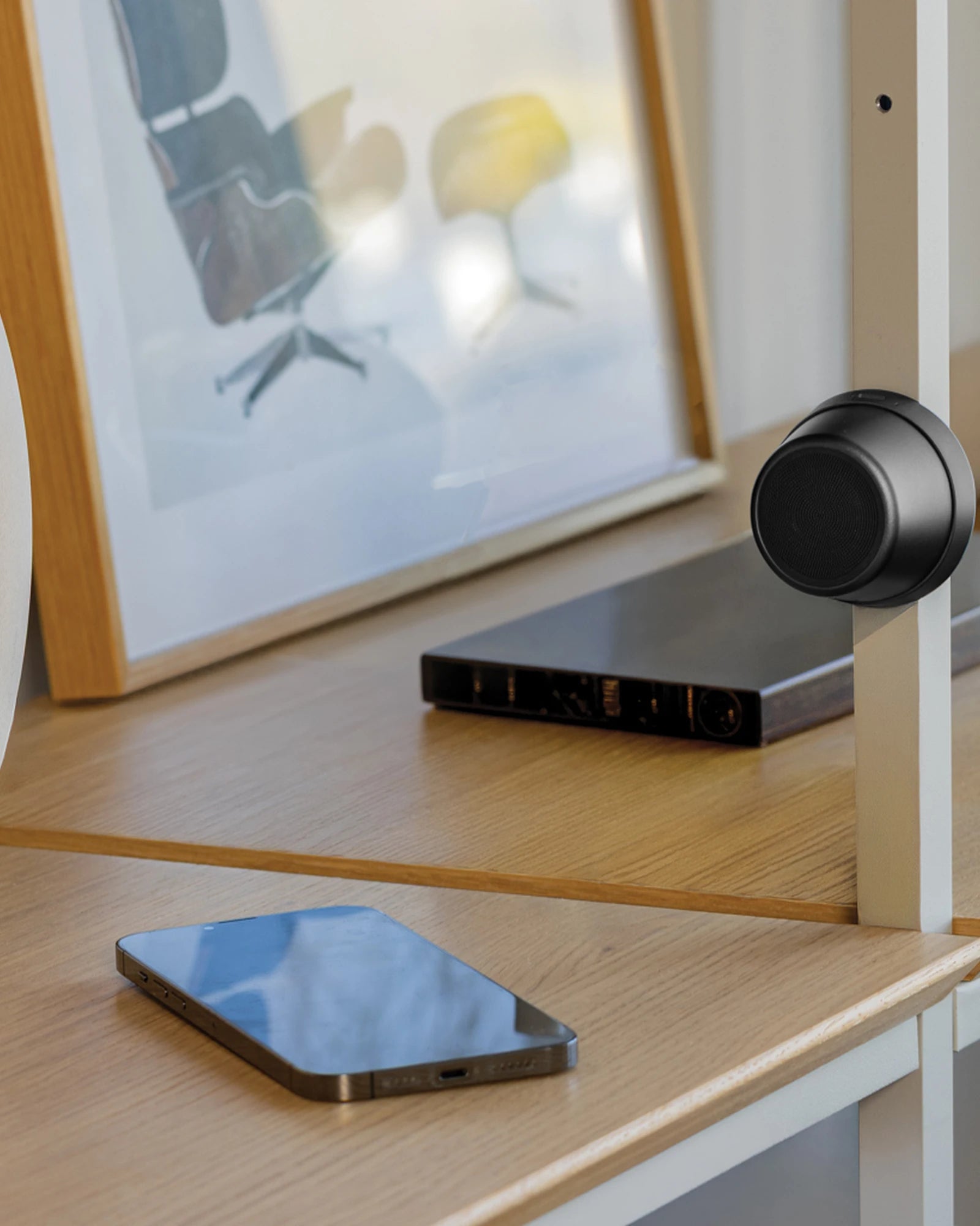Haut-parleur magnétique aluminium recyclé 5W à personnaliser - 7