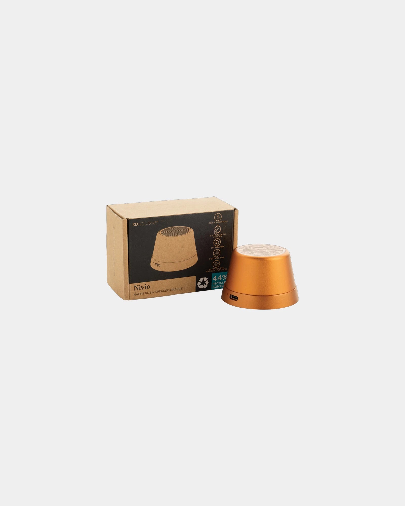 Haut-parleur magnétique aluminium recyclé 5W à personnaliser - 15