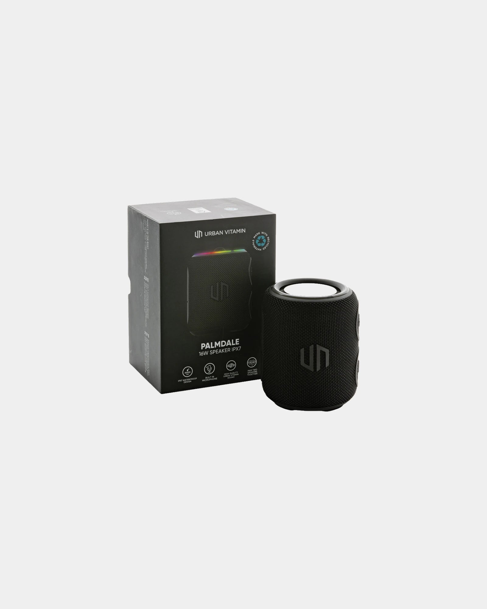 Haut-parleur 16W ABS recyclé Urban Vitamin Palmdale à personnaliser