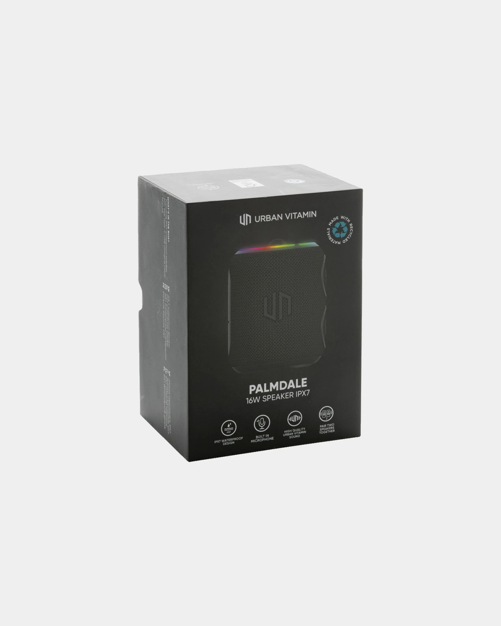 Haut-parleur 16W ABS recyclé Urban Vitamin Palmdale à personnaliser