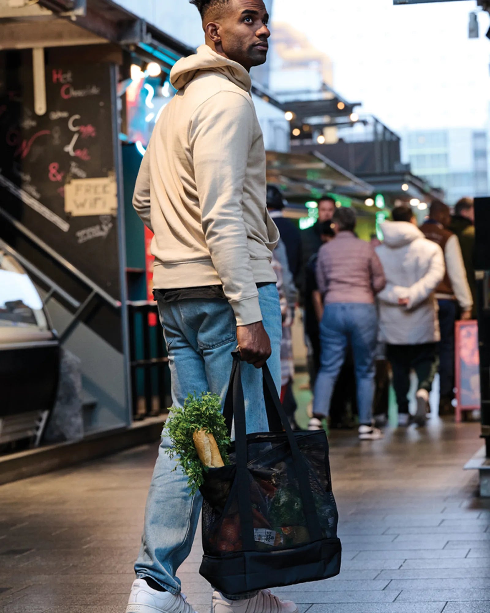 Tote bag isotherme 2 en 1 en rPET AWARE™ Iqlo à personnaliser - 5