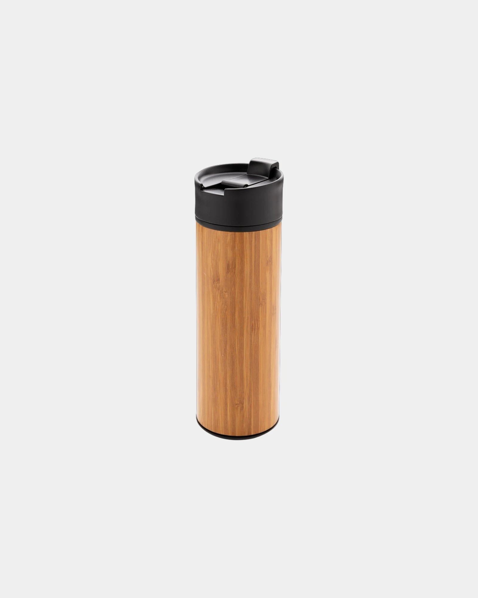 Mug étanche bambou 450ml à personnaliser - Marron