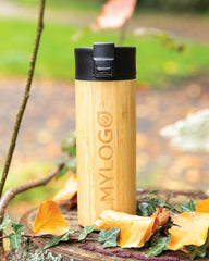 Mug étanche bambou 450ml à personnaliser - 9