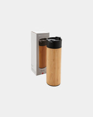 Mug étanche bambou 450ml à personnaliser - 1