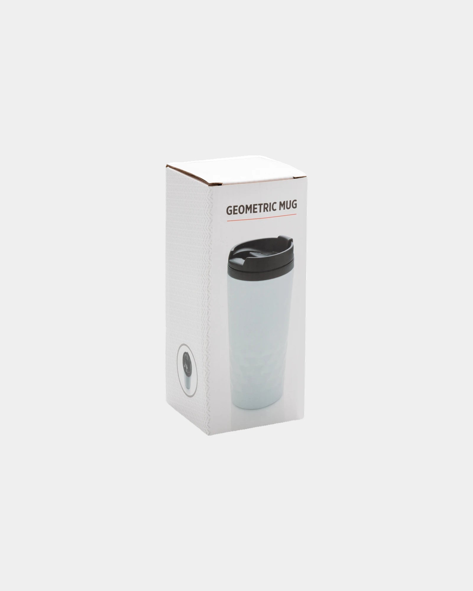 Mug géométrique acier inoxydable 300ml à personnaliser