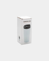 Mug géométrique acier inoxydable 300ml à personnaliser