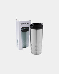 Mug géométrique acier inoxydable 300ml à personnaliser