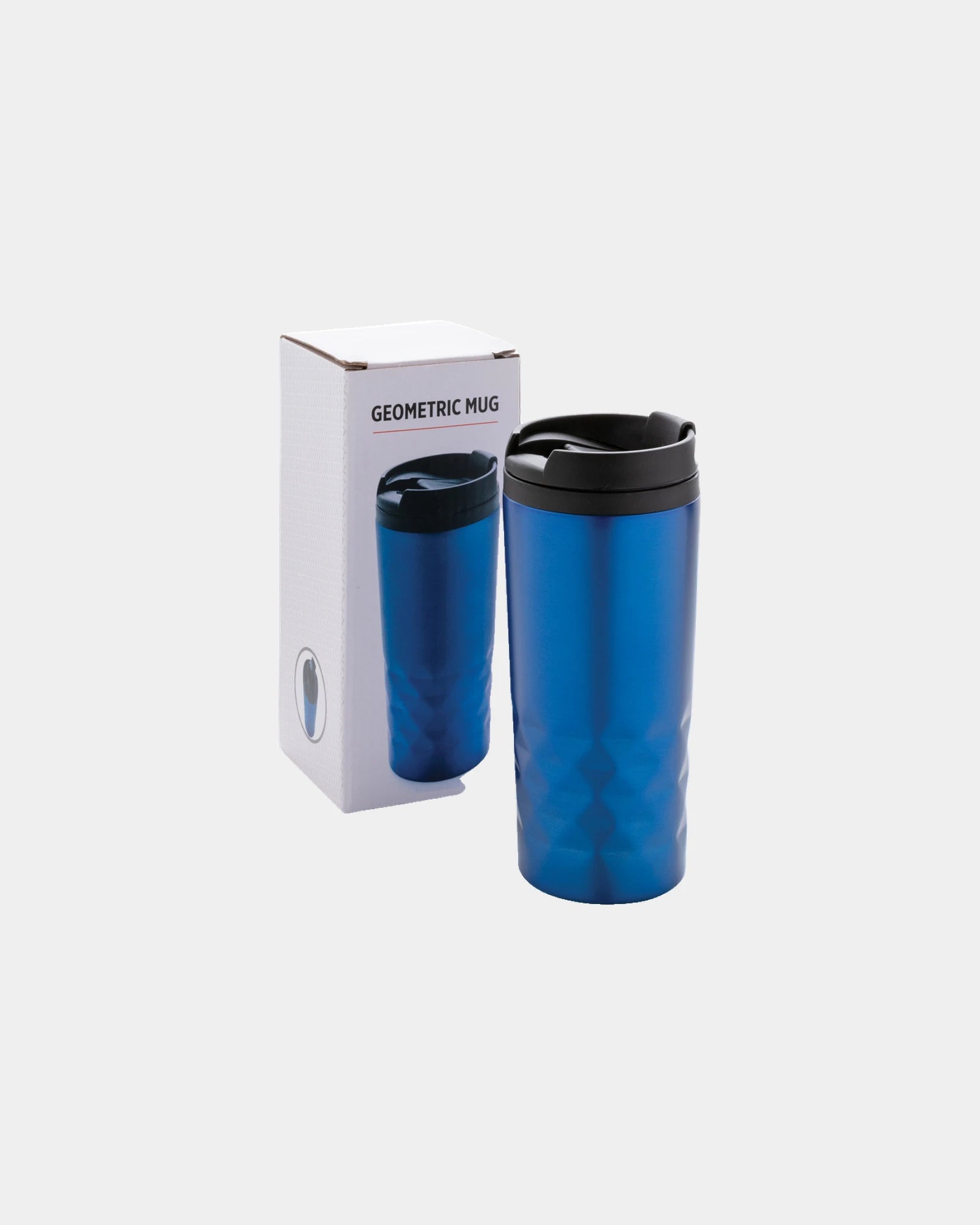Mug géométrique acier inoxydable 300ml à personnaliser