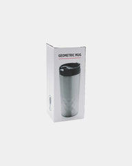 Mug géométrique acier inoxydable 300ml à personnaliser