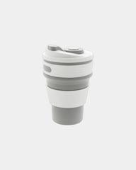 Mug silicone pliable 350ml à personnaliser - Gris
