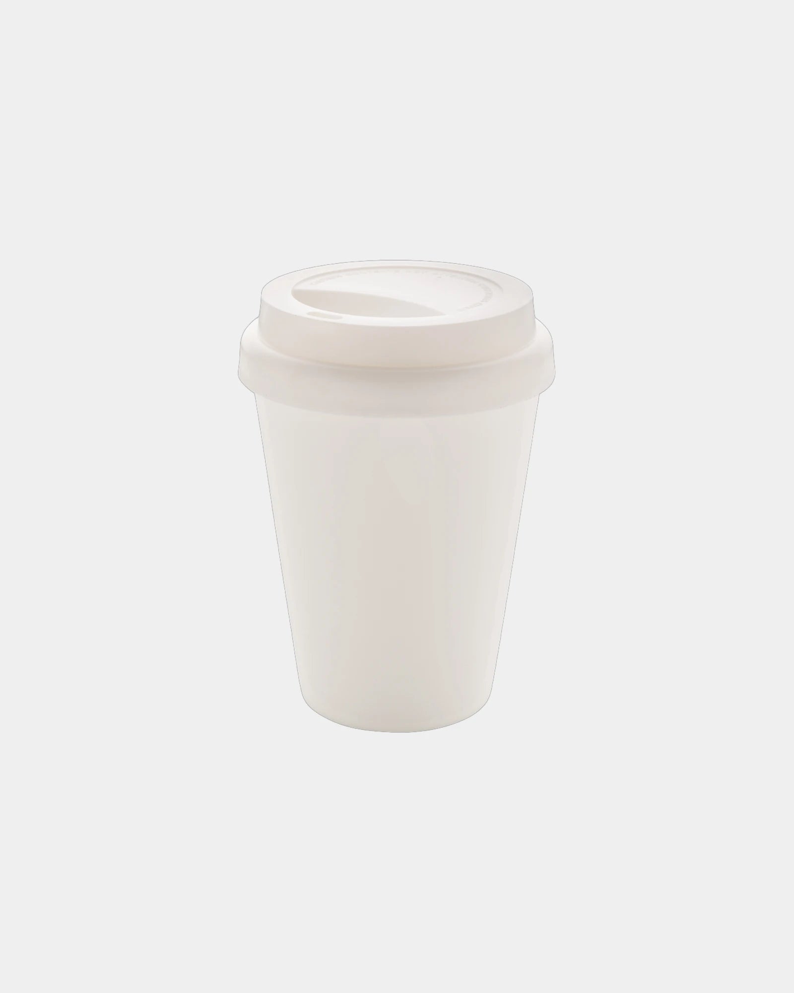 Mug PP recyclable double paroi 300ml à personnaliser - Blanc