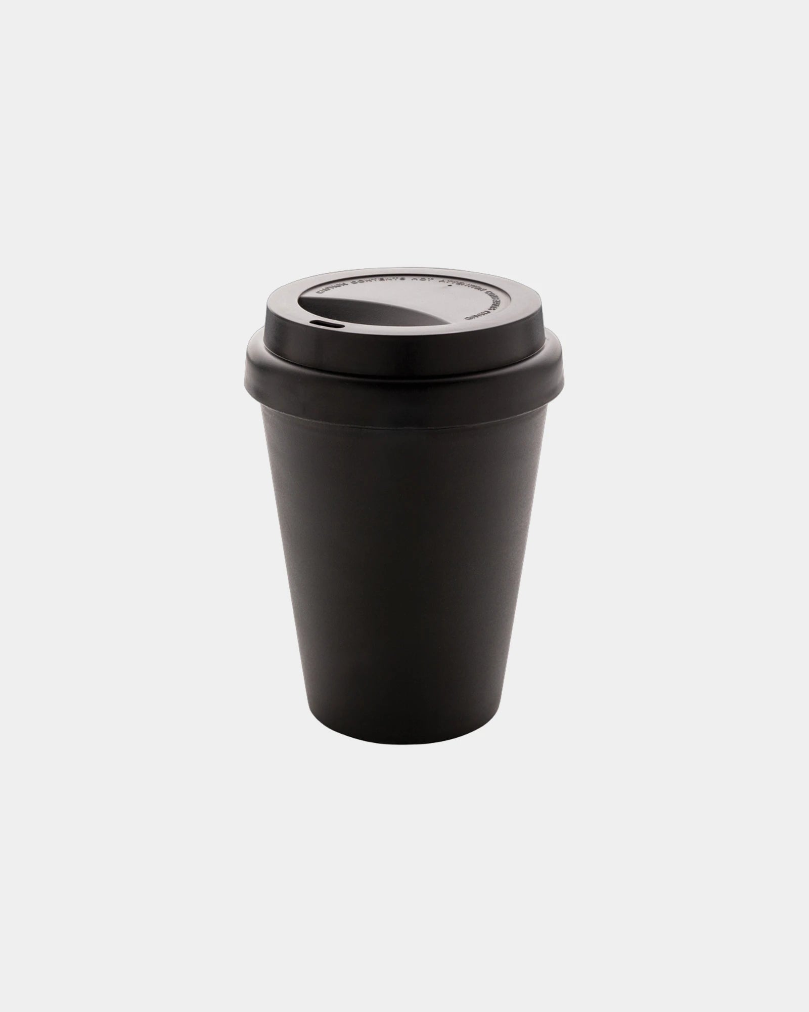 Mug PP recyclable double paroi 300ml à personnaliser - Noir