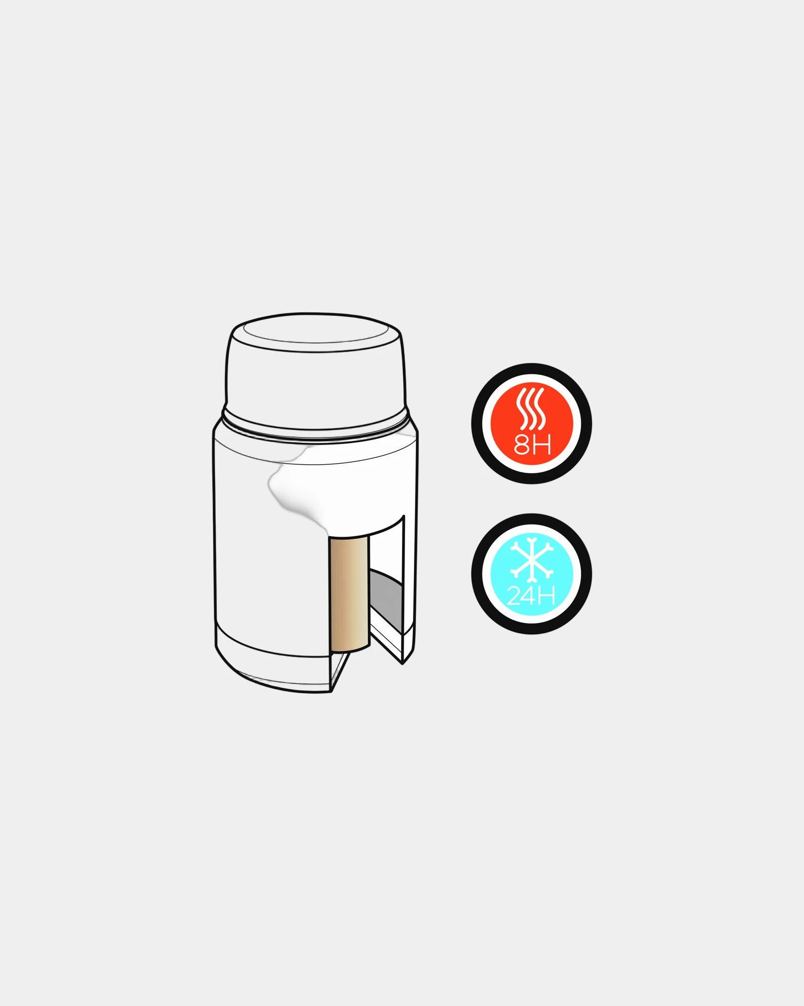 Conteneur à aliments inox 500ml à personnaliser - 5
