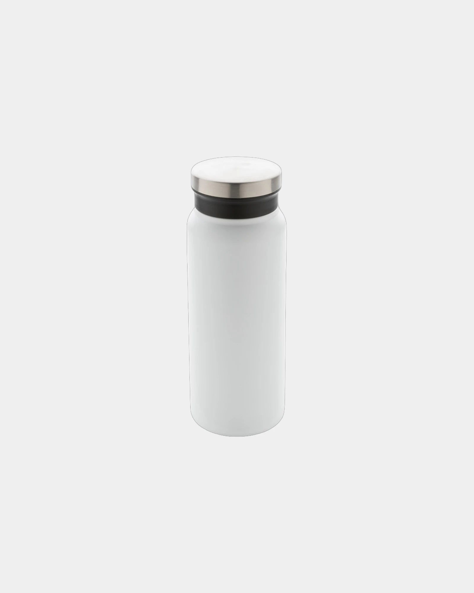 Bouteille isotherme 600ml en acier inoxydable recyclé à personnaliser - Blanc