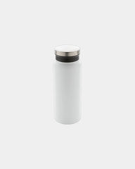 Bouteille isotherme 600ml en acier inoxydable recyclé à personnaliser - Blanc